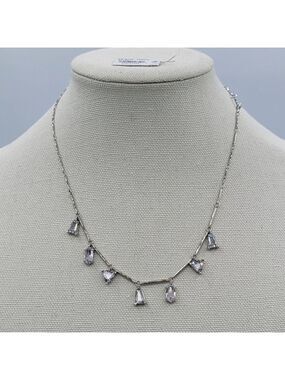 Kendra Scott Rhodium Silver Blair Necklace NEW #2895